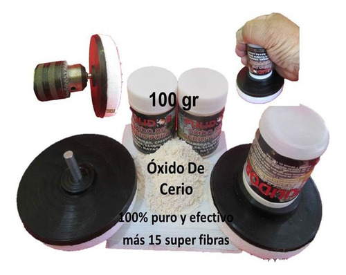 Oxido Cerio Al 2x1  Pule Los Vidrios Y Pintura De Tu Auto Ok