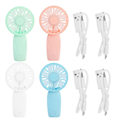 Ventilador Portátil De Mano, Ventilador Silencioso De 3 Velo
