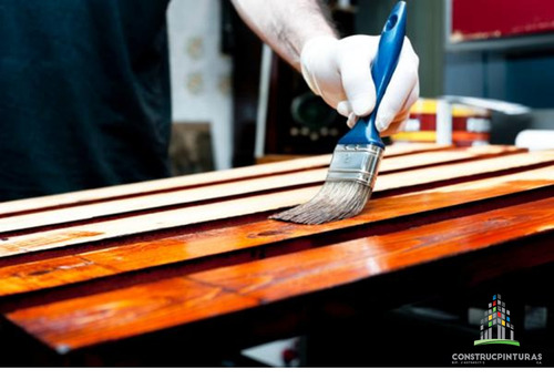 Barniz Sintetico Caoba Para Madera Galon Fabrica