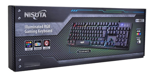 Imagen 7 de 7 de Teclado Gamer Pc Retroiluminado Semi Mecanico Nisuta Luz