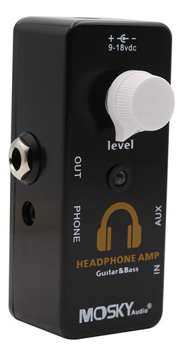 Pedal Amplificador De Auriculares Mosky For Guitarra Y Bajo