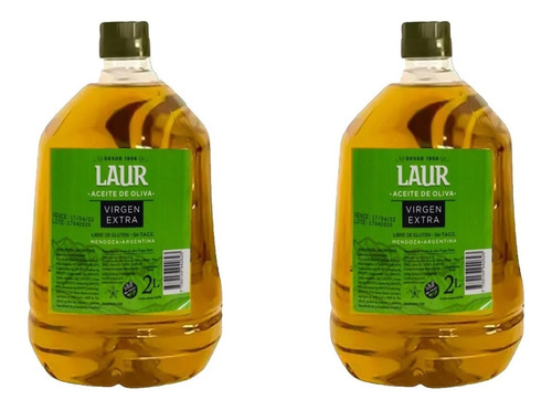 Aceite De Oliva Laur Virgen Extra Pet X2000cc X2 Unidades