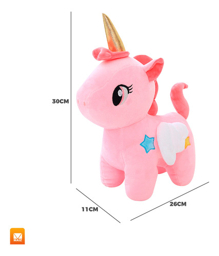 Unicornio Peluche Kawaii Juguete Felpa Suave Bebe Infantil