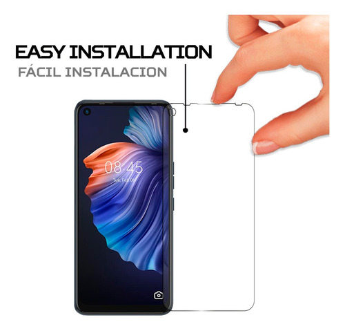 Imagen 3 de 6 de Protector De Pantalla Antishock Tecno Camon 17