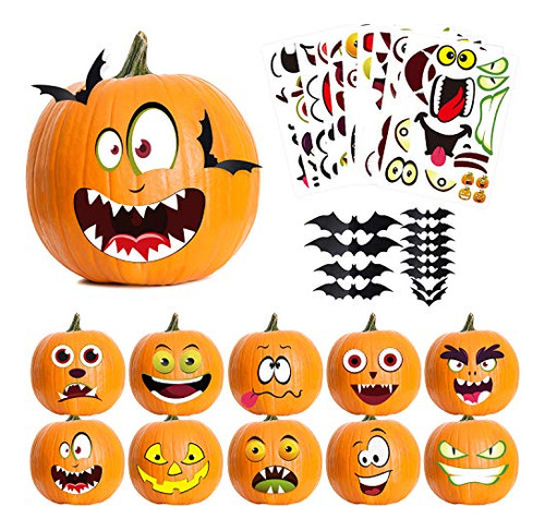 Decoración De Calabaza De Halloween Pegatinas Fiesta Bj5rb