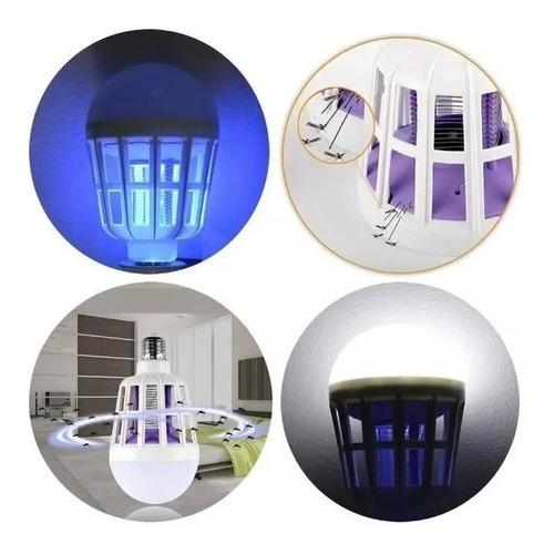 Lâmpada Led Mata Mosquito Insetos Pernilongo Mosca 15w Bivol