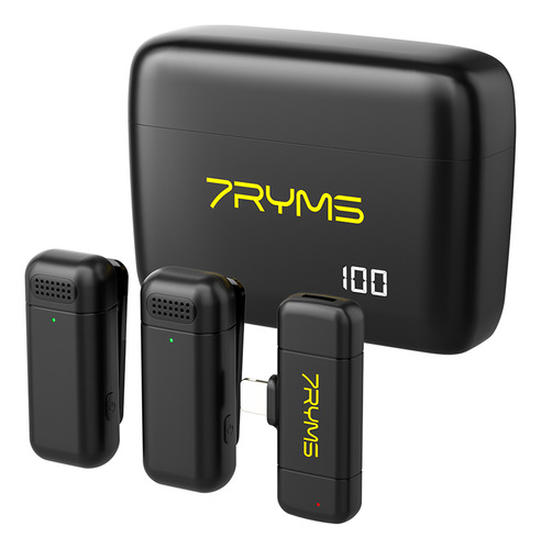 Micrófono Vlog 7ryms Wireless Rimo Smartphones Streaming