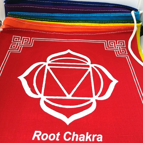 Tradicionales Banderas Tibetanas 7 Chakras De Nepal