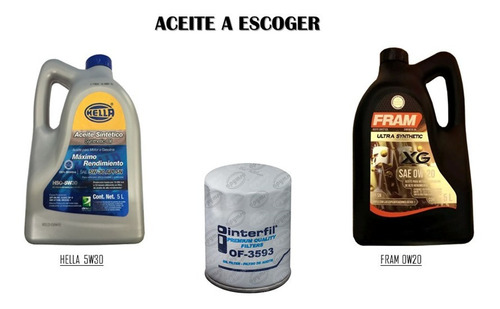 Kit Cambio Aceite Nissan X-terra 3.3 2000 - 2004 C/aceite