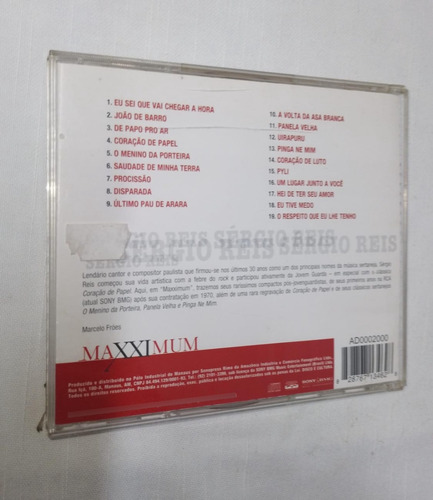 Cd Maxximum - Sérgio Reis ( 21992 ) (Usado)