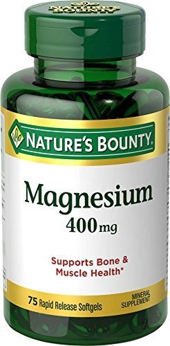 Natures Bounty Magnesio 400 Mg, 75 Capsulas Blandas