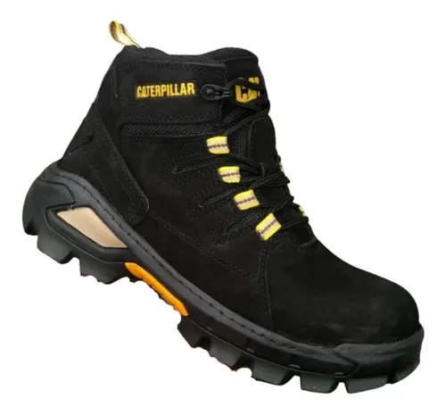 Botas Caterpillar Punta De Seguridad En Cuero Para Hombre
