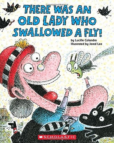 Libro There Was An Old Lady Who Swallowed A Fly - Nuevo