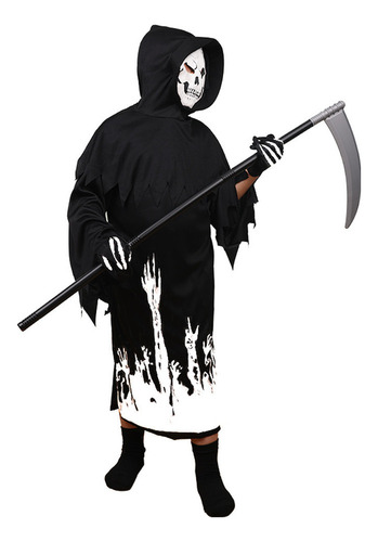 Halloween Scythe Glow-in-the-dark Grim Reaper Costume