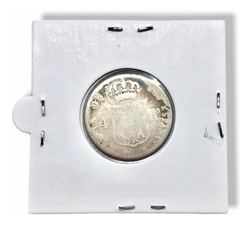 Antigua Moneda España 4 Reales Plata 1863 Reina Isabel Ii (Usado)