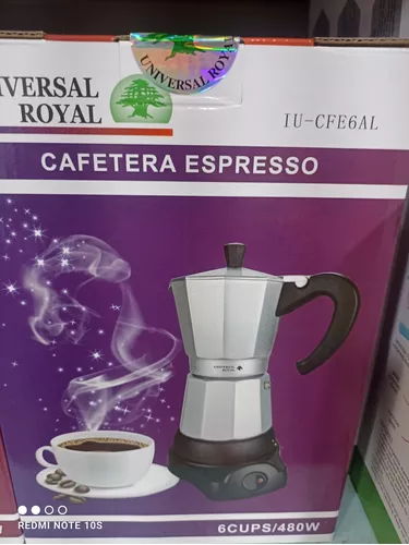 Cafetera Eléctrica Expreso 3 Y 6 Tazas Prímula Greca Hogar