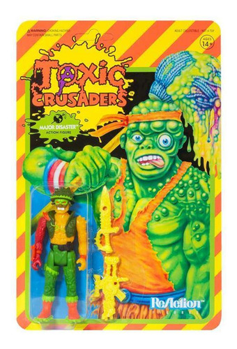 Figura De Toxic Crusaders Major Disaster Reaction, Diseño Re