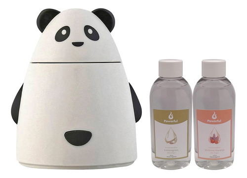 Humidificador Difusor Ultrasónico Panda +  2 Esencias 125ml