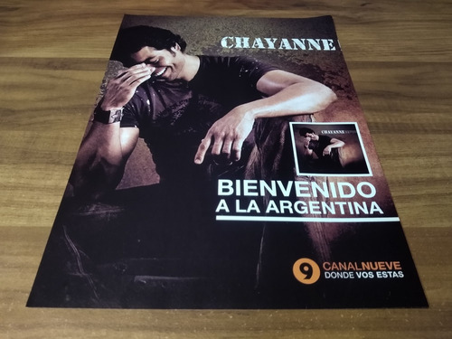 (ph257) Chayanne * Publicidad Canal 9
