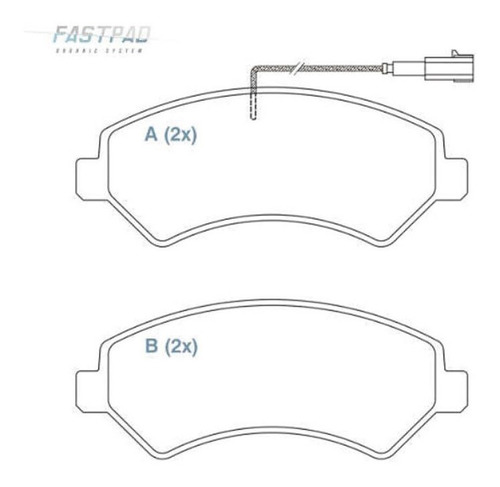 Pastilha De Freio Ceramica Dianteira Fiat Ducato Executivo