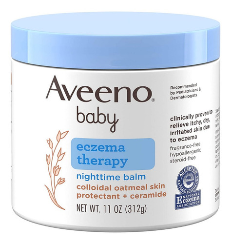 Crema Para Tratamiento Del Eczema (11oz) Aveeno Baby