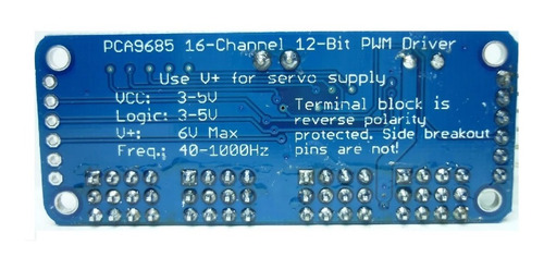 Imagen 2 de 2 de Controlador Serial 16 Servos I2c Arduino Pic Avr Robot