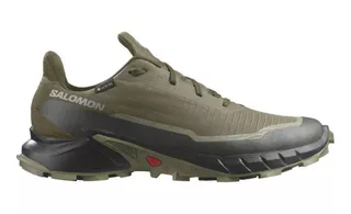 Tenis Trail Salomon Alphacross 5 Gtx Verde Hombre L47310300