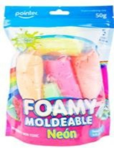 Imagen 1 de 1 de Foami Moldeable De Colores Neon Al Mayor Y Detal