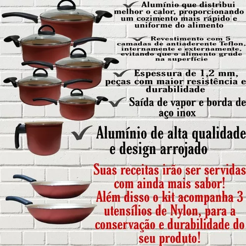 Processo de um lindo jogo de cozinha! Peças exclusivas e