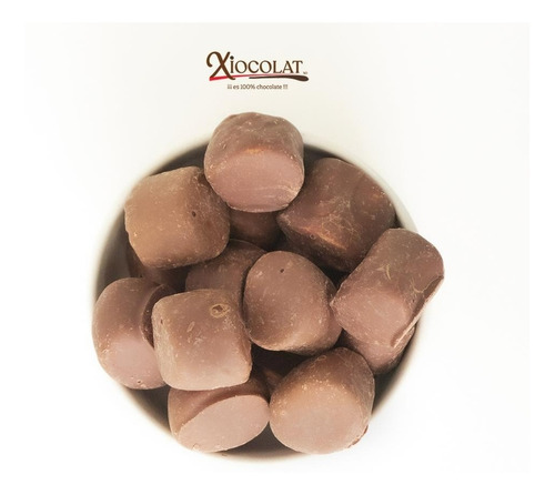 Malvavisco Mediano Con Chocolate De Leche (1 Kilo)