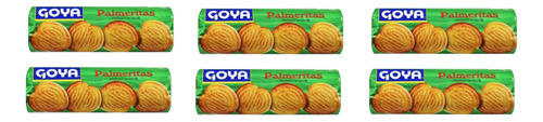 Paquete 6 Galletas Goya Palmeritas 165g C/u 