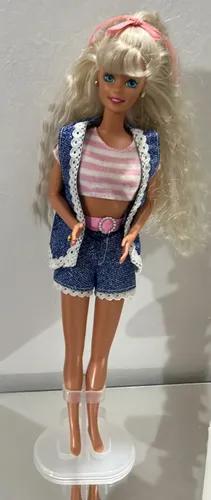Barbie Antiga Mattel Strollin Fun