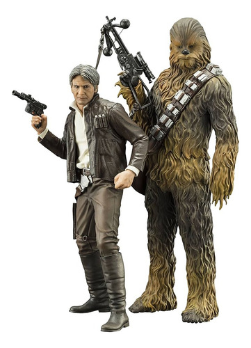 Artfx+ Star Wars Han Solo Y Chewbacca 1/10 Kotobukiya  