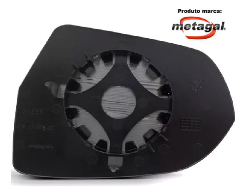Lente Com Base Retrovisor Agile 09/14 Montana 11/21 Metagal