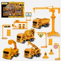 Comprar Set De Juego Para Vehículos De Construcción Para Niños, Exca