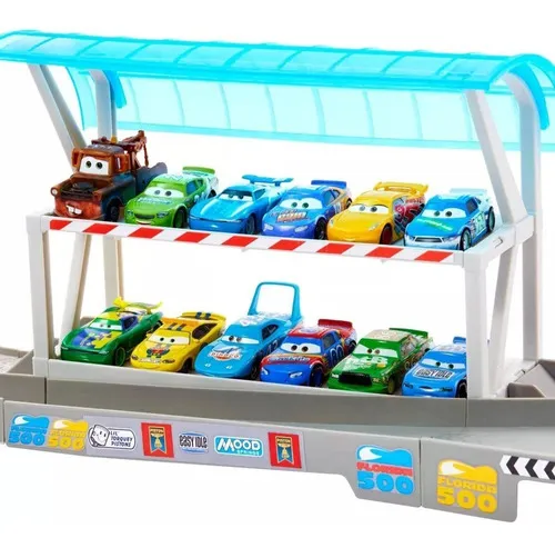 Super Pista Disney Cars Ultimate Florida Con Rayo Mcqueen
