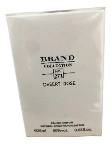 Perfume Brand Collection N° 271 - 25 Ml Desert Rose