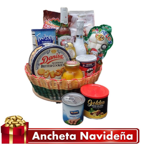 Imagen 1 de 2 de Regalo Ancheta Navideña Platino Navidad