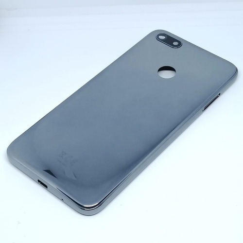 Tapa Trasera Carcasa Compatible Para Moto E6 Play Gris