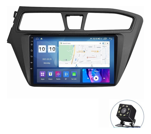 Estéreo 1+16g Para Hyundai I20 2015-2018 Cámara Wifi Gps