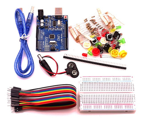 Oferta! Kit Inicial Arduino Uno Compatible 