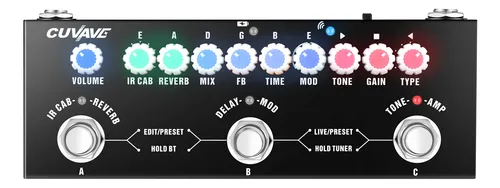 comprar Guitarra Elétrica Multifuncional Portátil Cuvave Cube Baby