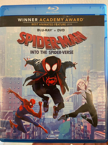 Blu-ray + Dvd Spiderman Into The Spiderverse Nuevo Universo