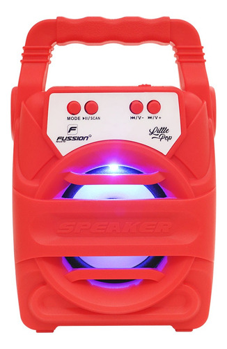 Isp-4013little Pop Bocina Altavoz Portátil 4 Fussion Acustic Rojo