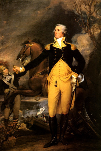 George Washington Independência De Trumbull Em Tela 51 X 34