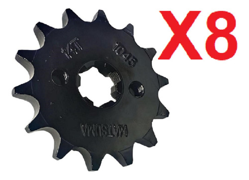 Sprocket Piñon Delantero 14t (8 Pzas) Pa Italika At110 Xt110