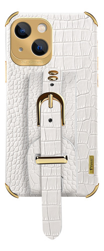 Funda Para Samsung Galaxy A33 5g/a73/a53 5g, Funda Protectora De Poliuretano Con Estampado De Cocodrilo, Correa De Muñeca