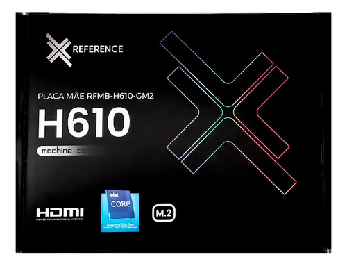 Placa Mãe Reference H610-gm2 M.2 Intel Lga 1700 Matx Ddr4