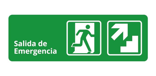 Señalética De Seguridad - Salida De Escalera