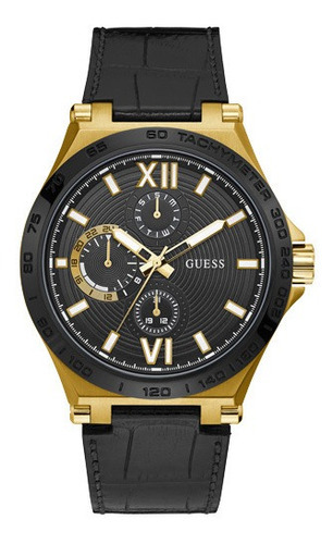 Reloj Guess Hombre Gw0204g1 Acero Negro Y Dorado